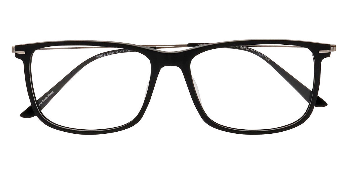 ProDesign Denmark® DISC 3 PDD DISC 3 6031 54 - Black Dark Matt Eyeglasses