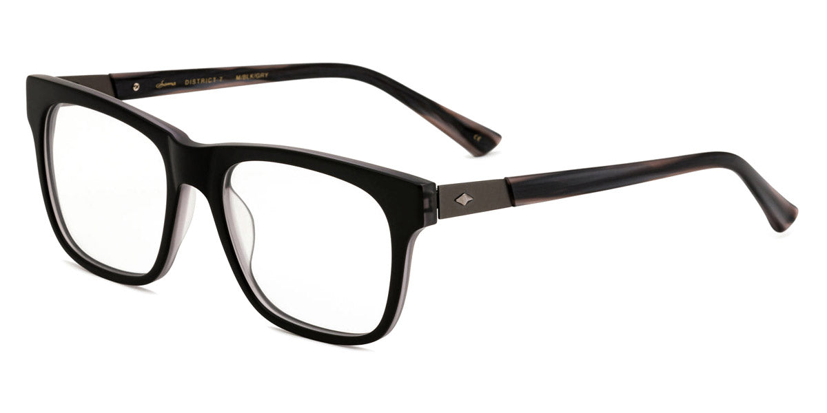 Sama® District 7 SAM District 7 opt Matte Black Grey 54 - Matte Black Grey Eyeglasses