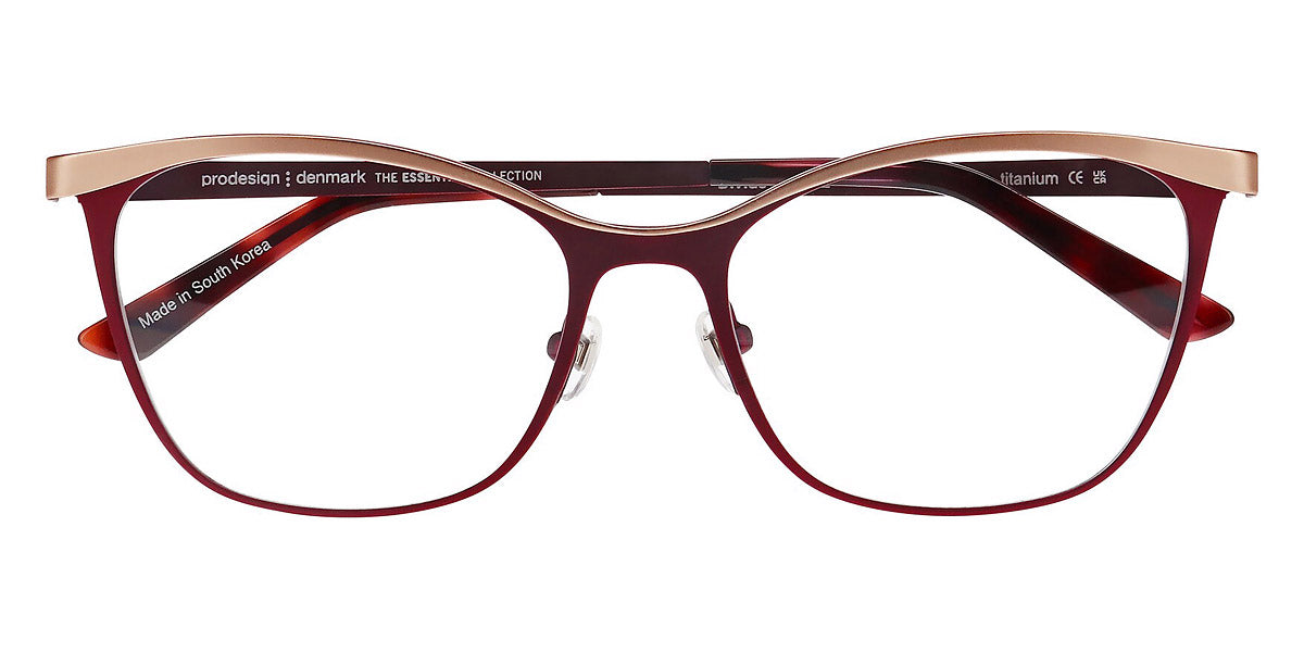 ProDesign Denmark® DIVIDE 2 PDD DIVIDE 2 3821 54 - Burgundy Medium Matt Eyeglasses