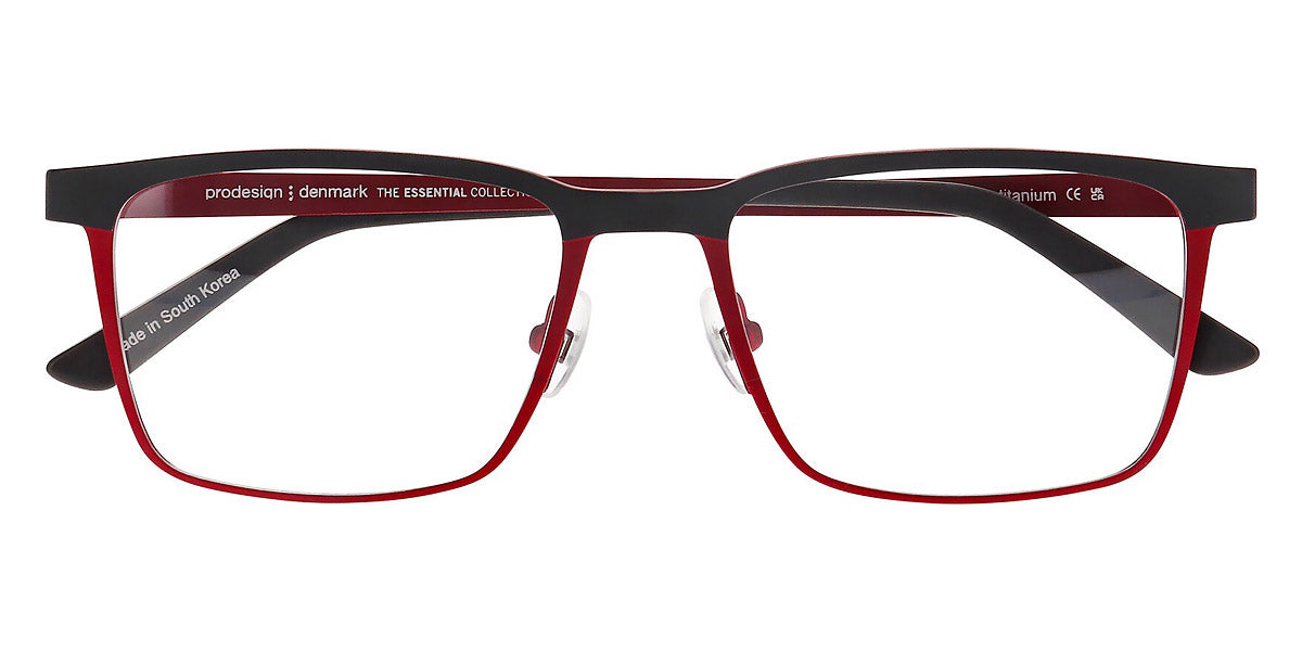 ProDesign Denmark® DIVIDE 3 PDD DIVIDE 3 4021 54 - Red Medium Matt Eyeglasses