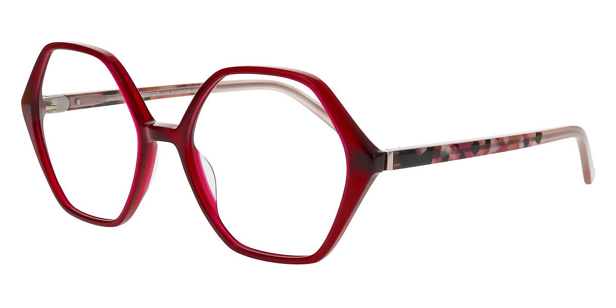 ProDesign Denmark® ELATE 1 PDD ELATE 1 3832 54 - Burgundy Dark Shiny Eyeglasses