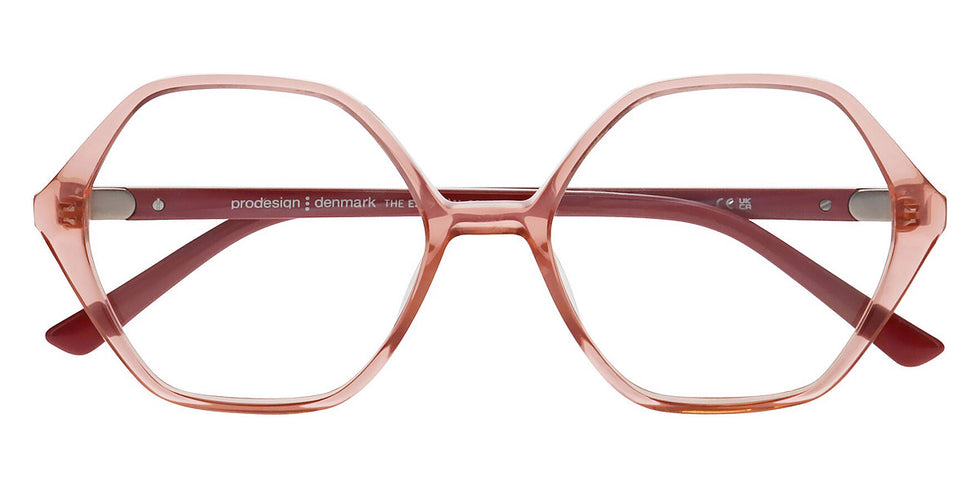 ProDesign Denmark® ELATE 1 PDD ELATE 1 4615 54 - Orange/ Brown Eyeglasses