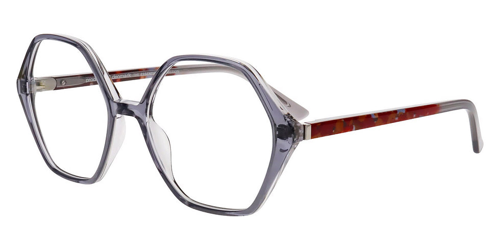 ProDesign Denmark® ELATE 1 PDD ELATE 1 6525 54 - Grey Medium Transparent Eyeglasses