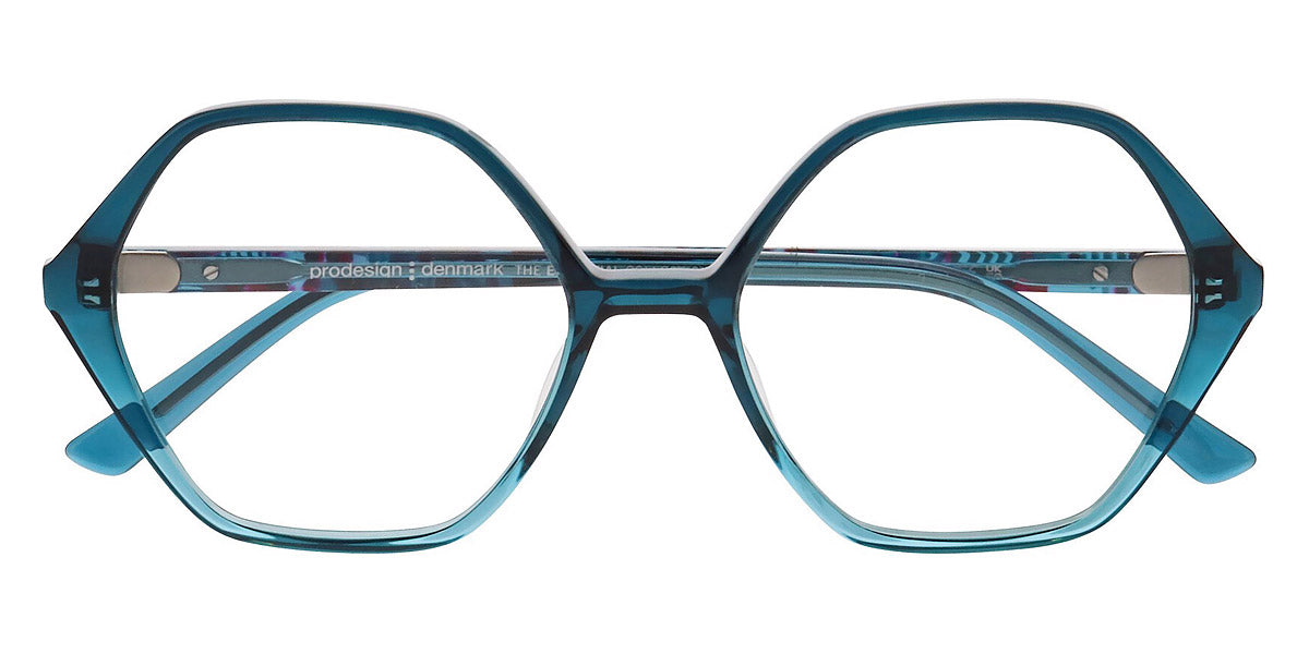ProDesign Denmark® ELATE 1 PDD ELATE 1 9345 54 - Petrol Gradient Transparent Eyeglasses