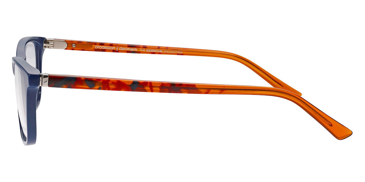 ProDesign Denmark® 3655 PDD 3655 9032 51 - Blue Dark Shiny Eyeglasses