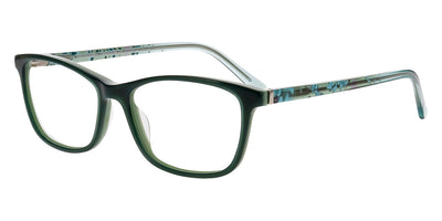 ProDesign Denmark® 3655 PDD 3655 9522 51 - Green Medium Shiny Eyeglasses