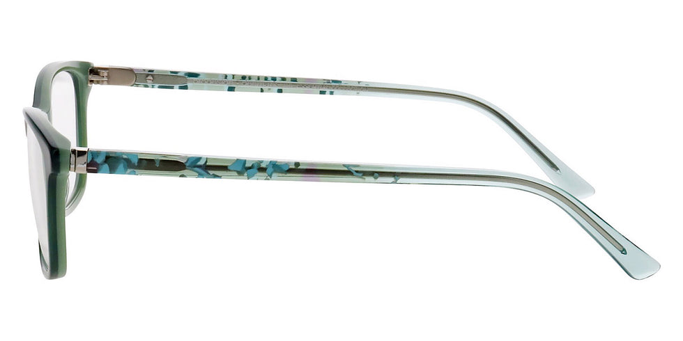 ProDesign Denmark® 3655 PDD 3655 9522 51 - Green Medium Shiny Eyeglasses