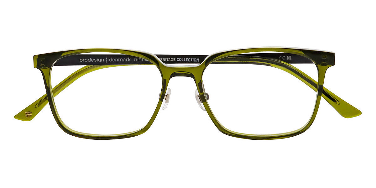ProDesign Denmark® EXTRUSION 1 PDD EXTRUSION 1 9525 51 - Green Medium Transparent Eyeglasses