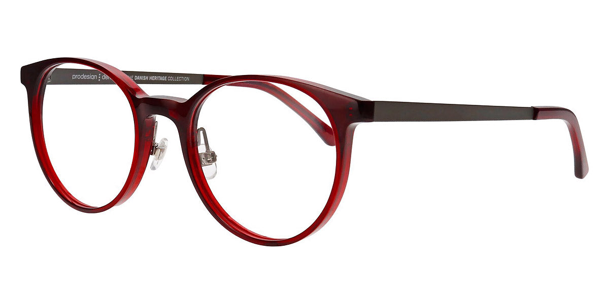 ProDesign Denmark® 4795 PDD 4795 4035 50 - Red Dark Transparent Eyeglasses