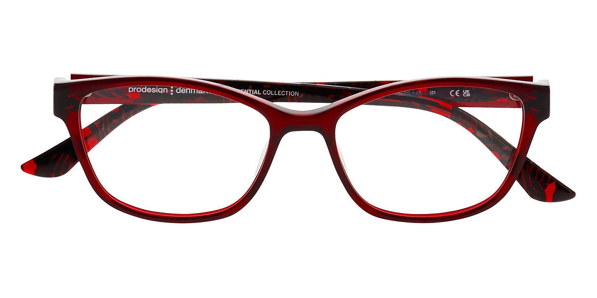ProDesign Denmark® FILL 1 PDD FILL 1 4125 53 - Ruby Medium Transparent Eyeglasses