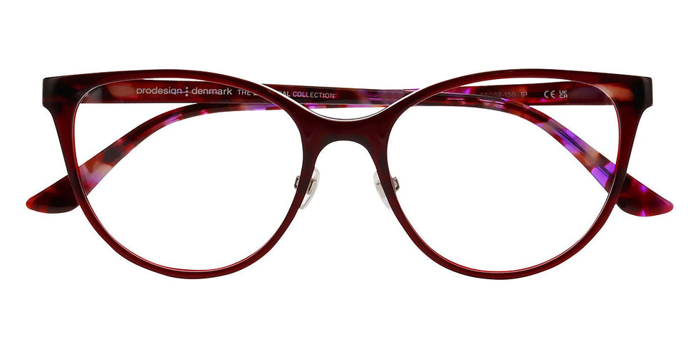 ProDesign Denmark® FILL 2 PDD FILL 2 4135 55 - Ruby Dark Transparent Eyeglasses