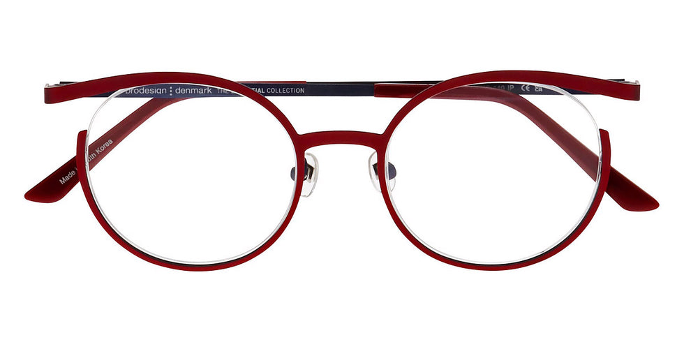 ProDesign Denmark® FLOW 1 PDD FLOW 1 4021 47 - Red Medium Matt Eyeglasses