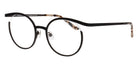 ProDesign Denmark® FLOW 1 PDD FLOW 1 6031 47 - Black Dark Matt Eyeglasses
