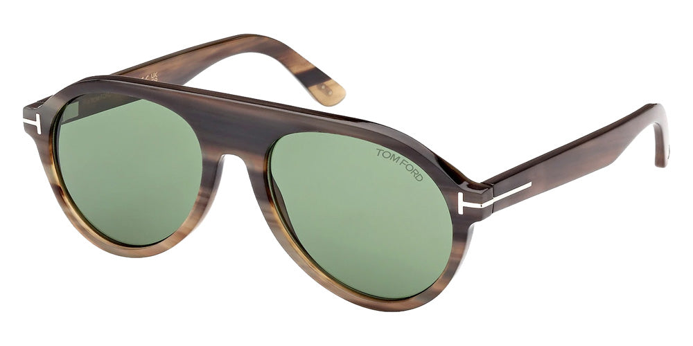 Tom Ford® FT1047-P FT1047-P 62N 54 - Horn/Gradient/Brown Horn Sunglasses