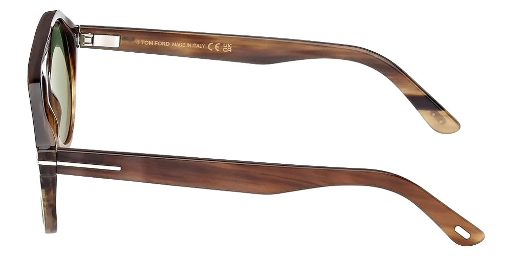 Tom Ford® FT1047-P FT1047-P 62N 54 - Horn/Gradient/Brown Horn Sunglasses