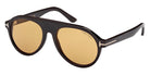 Tom Ford® FT1047-P FT1047-P 63E 54 - Black Horn Sunglasses