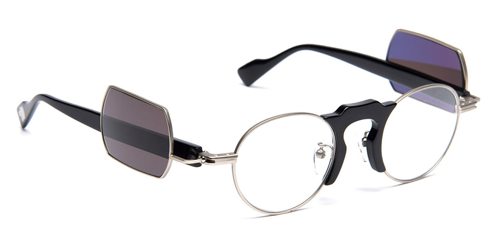 J.F. Rey® HKXJF01 JFR HKXJF01 0010 47 - 0010 Col Black/Satin Silver Sunglasses