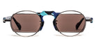 J.F. Rey® HKXJF01 JFR HKXJF01 2505 47 - 2505 Col Blue/Shiny Gunmetal Sunglasses