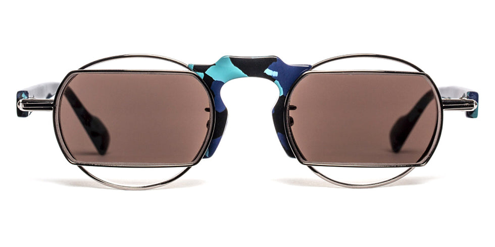 J.F. Rey® HKXJF01 JFR HKXJF01 2505 47 - 2505 Col Blue/Shiny Gunmetal Sunglasses
