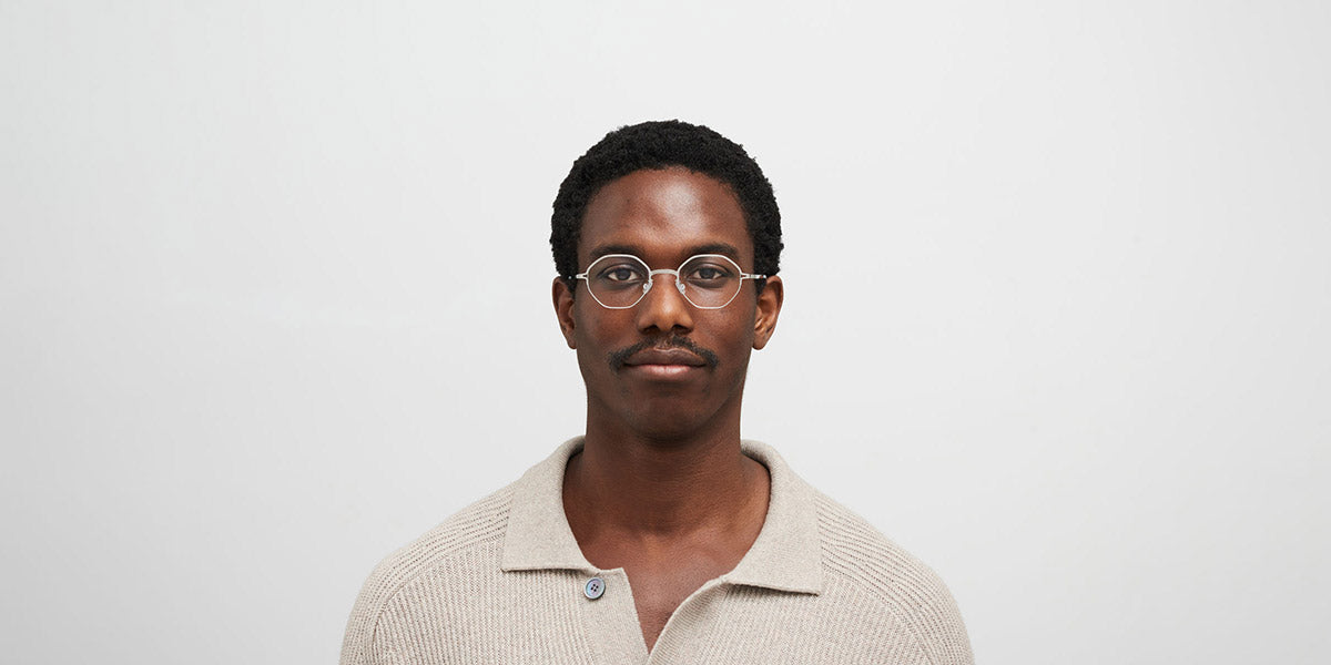 Mykita® HOWLIN MYK ELLUM  Shiny Silver 47 - Eyeglasses