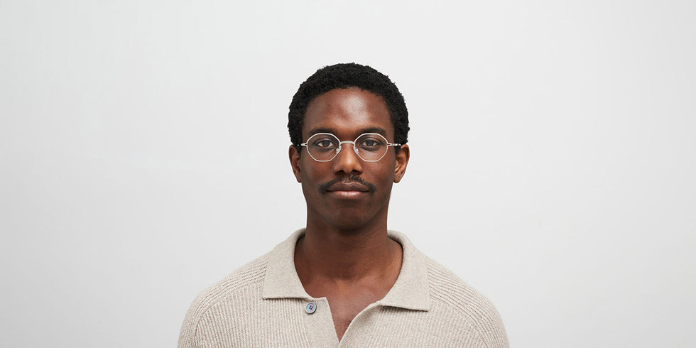 Mykita® HOWLIN MYK ELLUM  Shiny Silver 47 - Eyeglasses