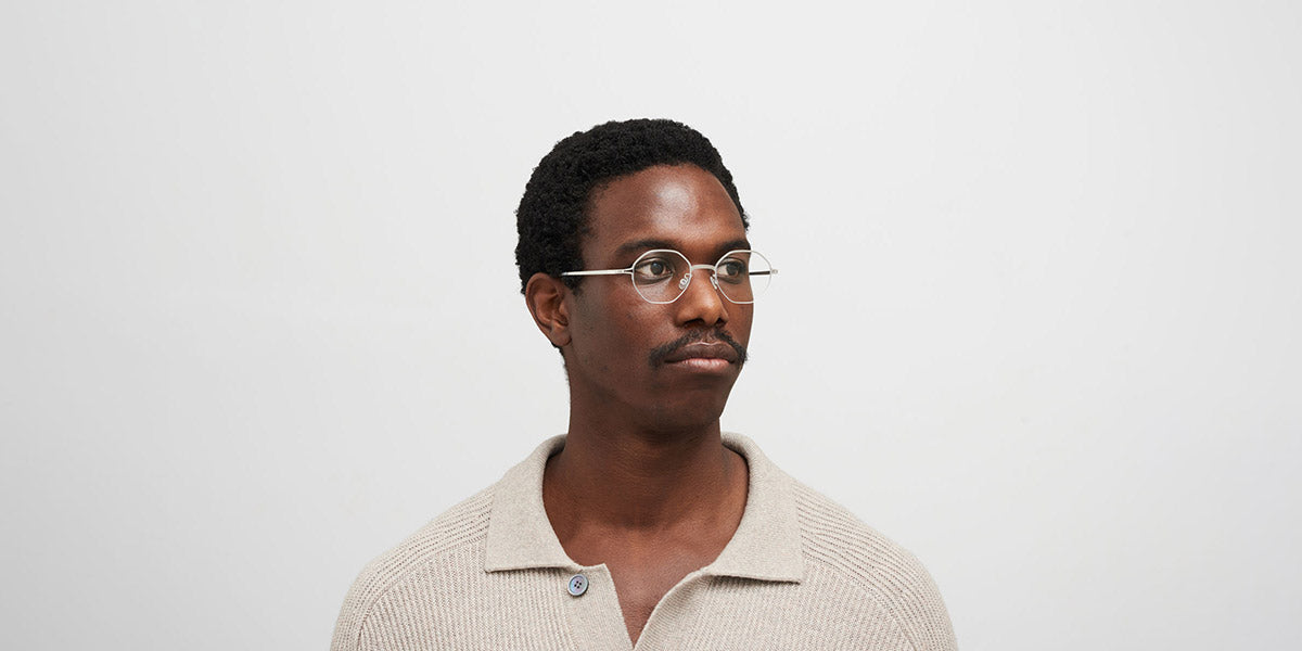 Mykita® HOWLIN MYK ELLUM  Shiny Silver 47 - Eyeglasses