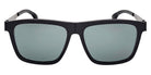 Ic! Berlin® Zeta ICB IC0057 02R 58 - Matte Black / Green Polarized Sunglasses