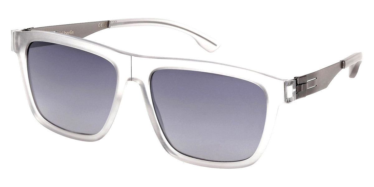 Ic! Berlin® Zeta ICB IC0057 20B 58 - Matte Grey / Gradient Smoke Sunglasses