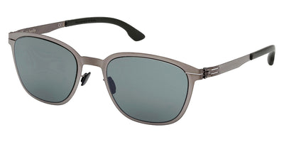 Ic! Berlin® Anton ICB IC0059 02R 54 - Graphite / Green Polarized Sunglasses