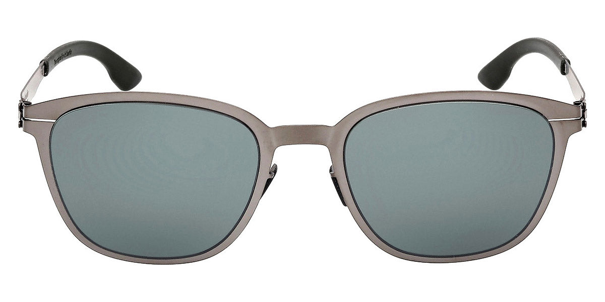 Ic! Berlin® Anton ICB IC0059 02R 54 - Graphite / Green Polarized Sunglasses