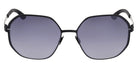 Ic! Berlin® Dominica ICB IC0060 02B 59 - Matte Black / Gradient Smoke Sunglasses