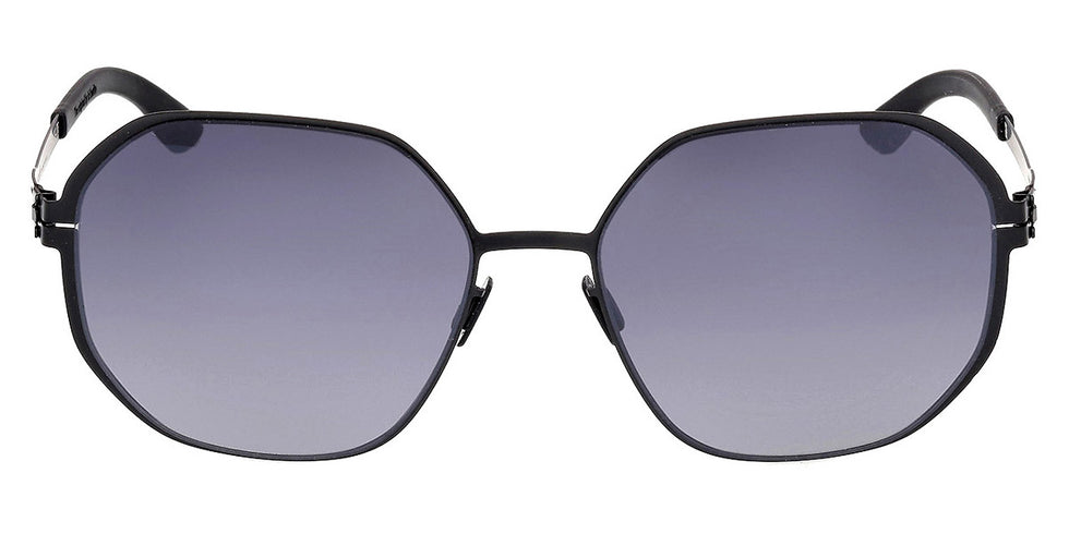 Ic! Berlin® Dominica ICB IC0060 02B 59 - Matte Black / Gradient Smoke Sunglasses