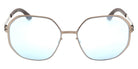 Ic! Berlin® Dominica ICB IC0060 35X 59 - Matte Sandblasted Light Bronze / Blue Mirror Sunglasses
