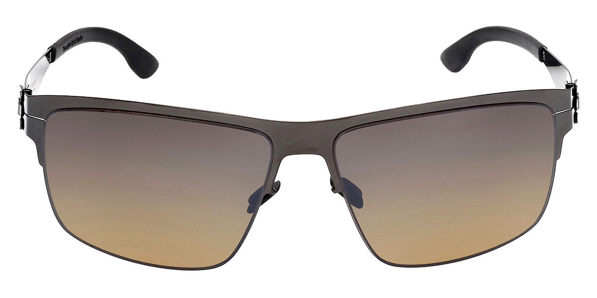 Ic! Berlin® Nate ICB IC0061 08R 63 - Shiny Gunmetal / Pineapple Gradient Polarized Sunglasses