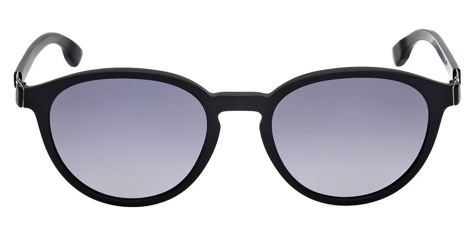 Ic! Berlin® Cassius ICB IC0064 02B 52 - Matte Black / Gradient Smoke Sunglasses