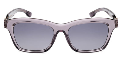 Ic! Berlin® Pamela ICB IC0066 20B 54 - Shiny Grey / Gradient Smoke Sunglasses