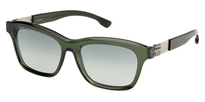 Ic! Berlin® Pamela ICB IC0066 50S 54 - Shiny Dark Green / Gradient Green Sunglasses