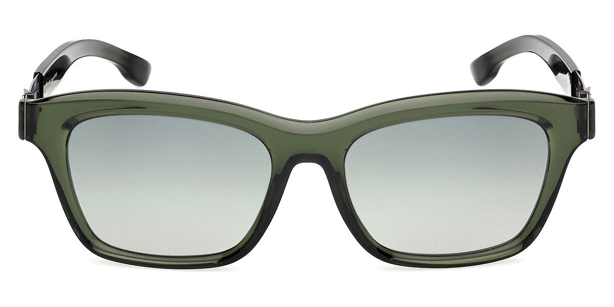 Ic! Berlin® Pamela ICB IC0066 50S 54 - Shiny Dark Green / Gradient Green Sunglasses
