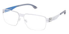 Ic! Berlin® Silvan ICB IC5156 086 58 - Fashion Silver Eyeglasses