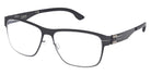Ic! Berlin® Bert ICB IC5157 002 56 - Matte Black Eyeglasses