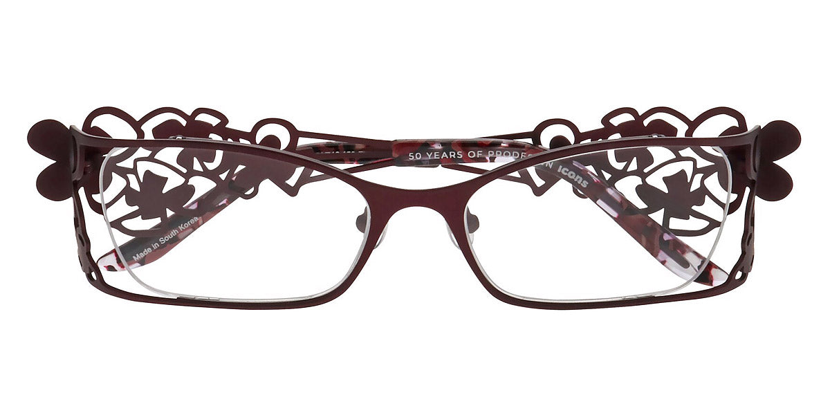 ProDesign Denmark® IRIS 1 PDD IRIS 1 3821 51 - Burgundy Medium Matt Eyeglasses