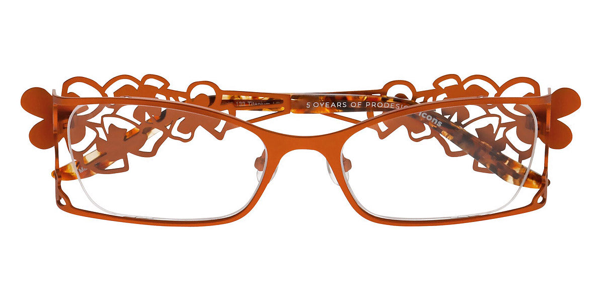 ProDesign Denmark® IRIS 1 PDD IRIS 1 4521 51 - Orange Medium Matt Eyeglasses