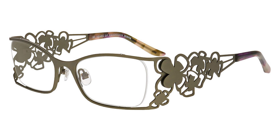 ProDesign Denmark® IRIS 1 PDD IRIS 1 9611 51 - Olive-Green Light Matt Eyeglasses
