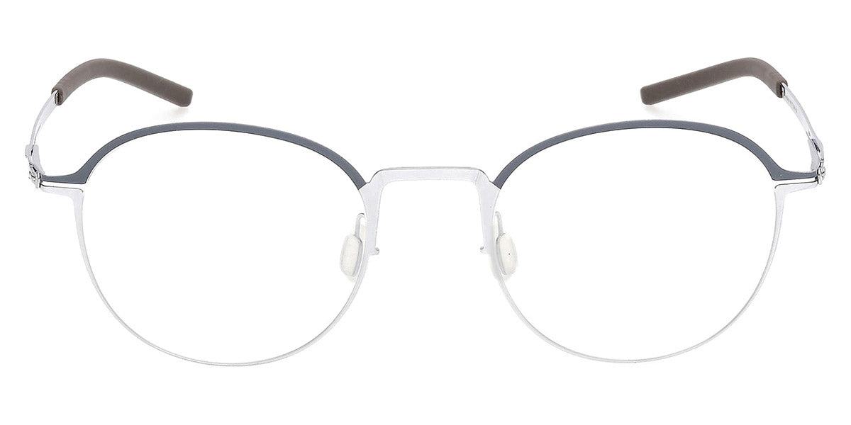 Ic! Berlin® Kayoko - Fashion Silver/Taubenblau Brow 50 Eyeglasses