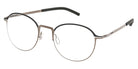 Ic! Berlin® Kayoko - Bronze/Racing Green Brow 50 Eyeglasses
