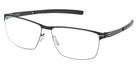 Ic! Berlin® Sven H - Matte Black 57 Eyeglasses