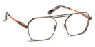 J.F. Rey® JF3056 JFR JF3056 0260 53 - 0260 Gun/Orange Eyeglasses