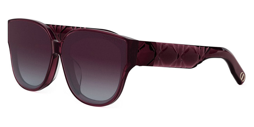 Dior® LADY 95.22 R3F - 60G2 Shiny Bordeaux / Gradient Bordeaux Sunglasses