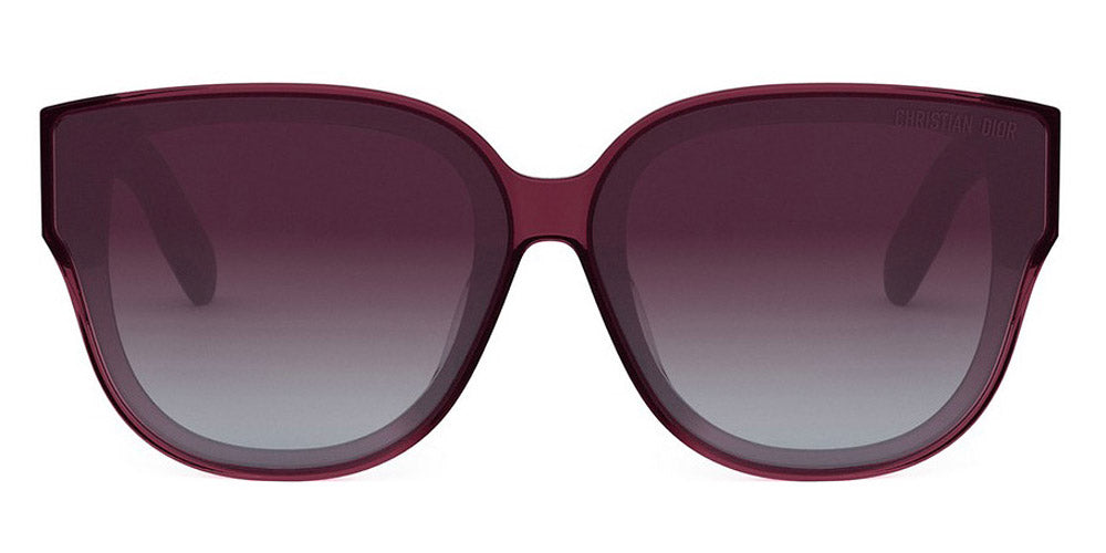 Dior® LADY 95.22 R3F - 60G2 Shiny Bordeaux / Gradient Bordeaux Sunglasses