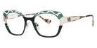 Lafont® Pele-Mele LAF PELE-MELE 4530 50 - Green 4530 Eyeglasses